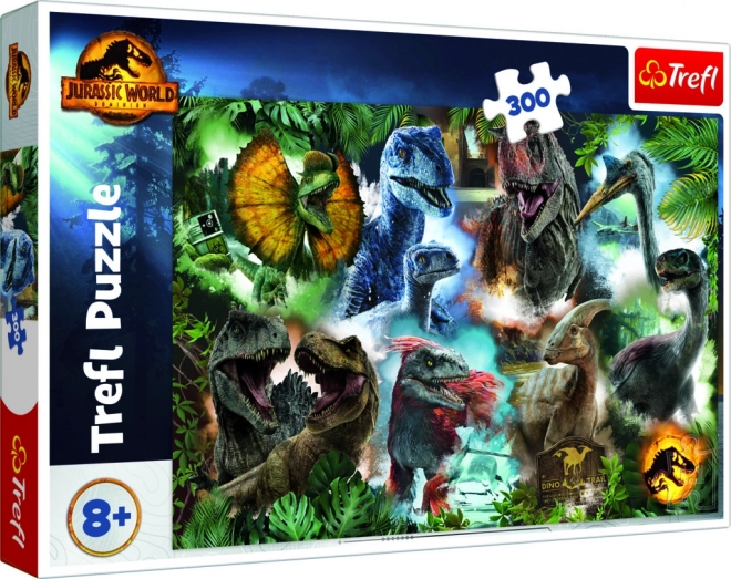 Puzzle - Obľúbené dinosaury 300 dielikov