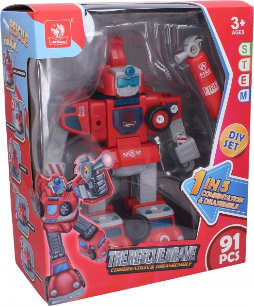 Skrutkovací autorobot s efektmi The Rescue Brave 32 cm