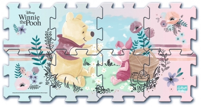 Penové puzzle Medvedík Pú 8 dielov