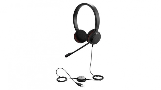 Profesionálny stereo headset Jabra Evolve 20 MS so systémom rušenia šumu