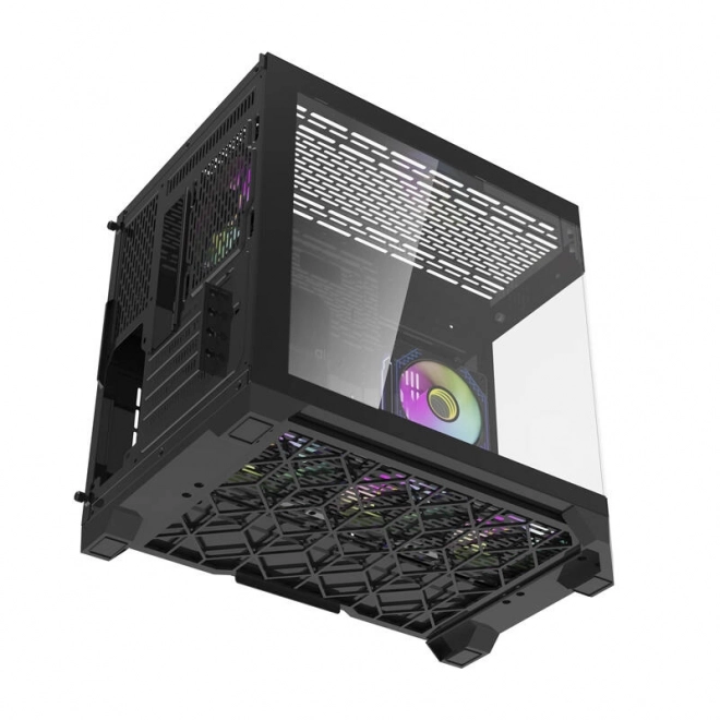Počítačová skriňa s RGB chladičmi Darkflash