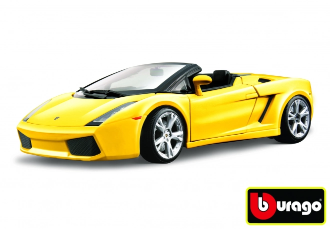 Bburago model Lamborghini Gallardo Spyder žltý