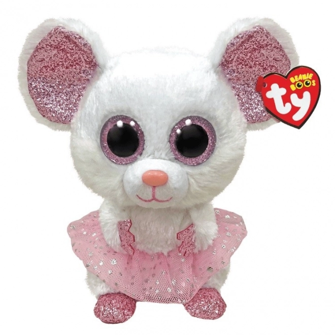 Maskot Ty, biela baletka - Nina 24 cm