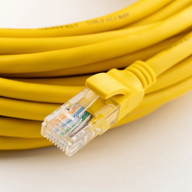 Konektor RJ45 CAT6 UTP Pass Through s pozlátenými kontaktmi, 100 ks