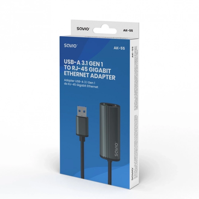USB-A 3.1 Gen 1 adaptér na RJ-45 gigabit Ethernet