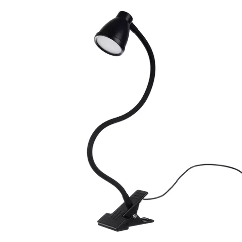 Stolná lampa s klipom čierna Izoxis