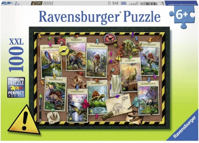 Ravensburger Puzzle Zbierka Dinosaurov XXL 100 Dielikov