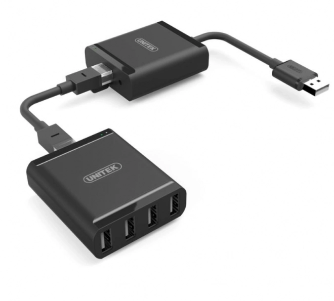 USB 2.0 predlžovač cez IP 4x USB 60m