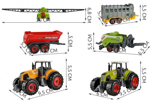 Farma - sada 6 farmárskych strojov