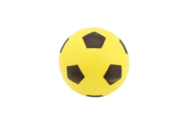 Futbalová lopta z gumy 12 cm mix farieb v sieťke