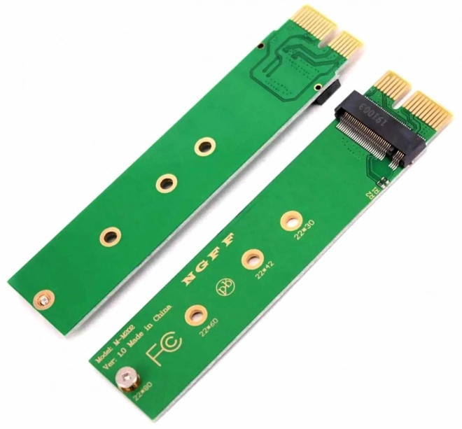 Adaptér na disk M.2 NVMe pre slot PCI-e x1