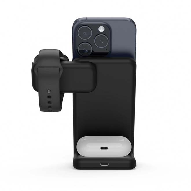 Bezdrôtová nabíjačka 3v1 s MagSafe pre iPhone, Apple Watch a AirPods