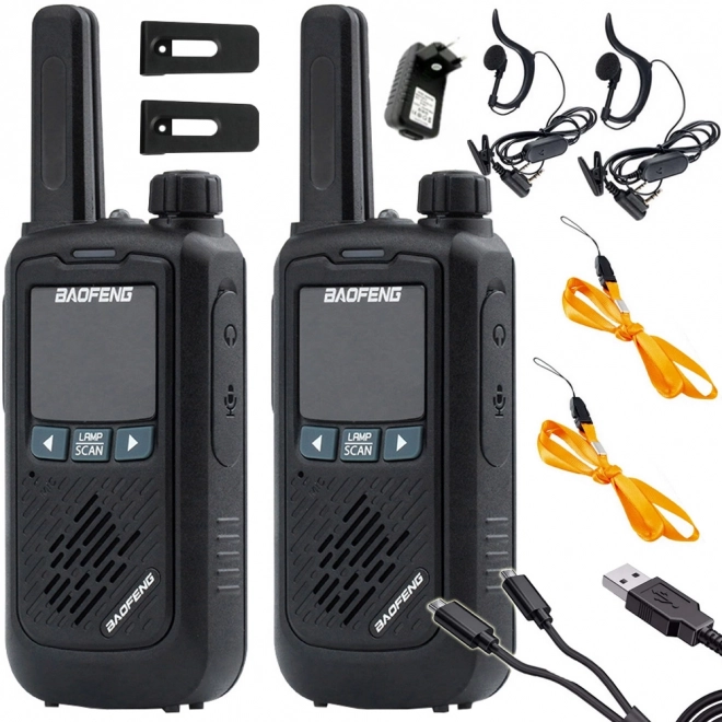 Walkie Talkie Baofeng BF-T17 radiostanica s baterkou 2 ks