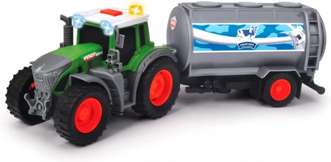 Dickie: Farm - Traktor s prívěsem na mléko, 26 cm