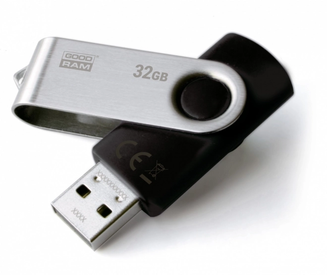 Čierny USB kľúč 32 GB USB 2.0