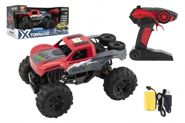 RC terénne auto 4x4 červené
