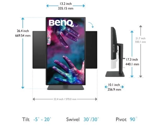 Monitor BenQ PD2506Q 25 palcov