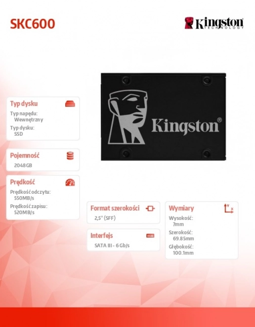 Kingston KC600 SSD 2TB