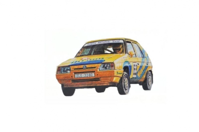 Škoda Favorit Rallye 96 stavebnica 1:28