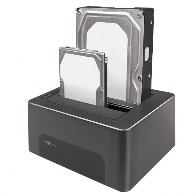 Dokovacia stanica USB 3.0 pre 2x 2.5/3.5 palcové HDD/SDD SATA disky