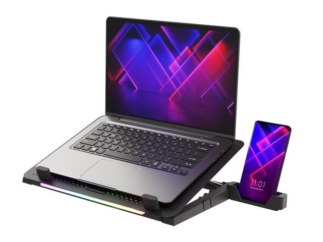 Chladiaca podložka na notebook Genesis Oxid 450 RGB 15.6''