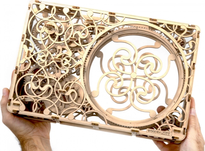 Mechanický obraz - drevené 3D puzzle