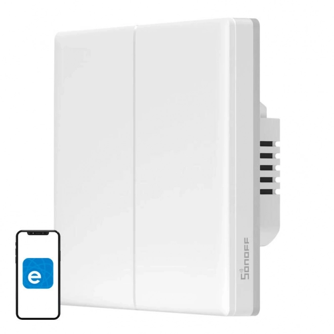 Inteligentný dotykový nástenný vypínač Wi-Fi Sonoff TX T5 2C