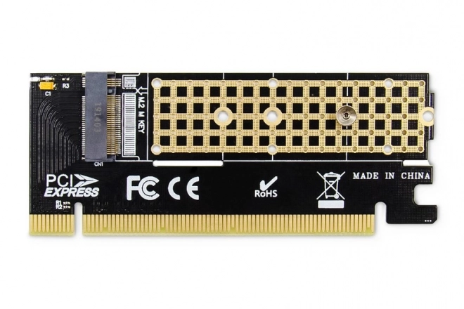 Adaptér na rozšírenie SSD M.2 NVMe PCIe 3.0 x16