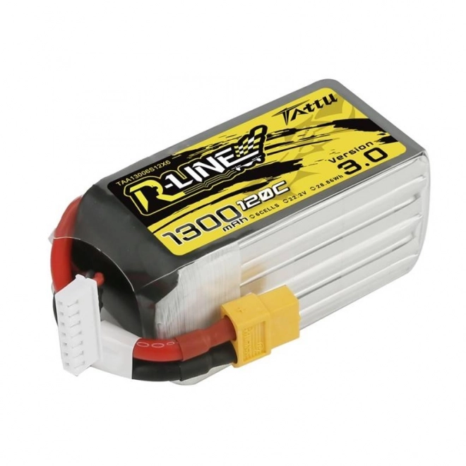 Akumulátor LiPo 1300mAh 22.2V 120C Tattu R-Line