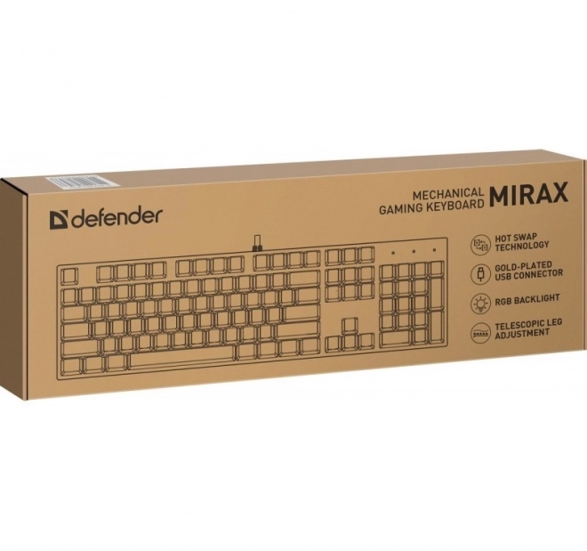 Mechanická klávesnica s RGB podsvietením