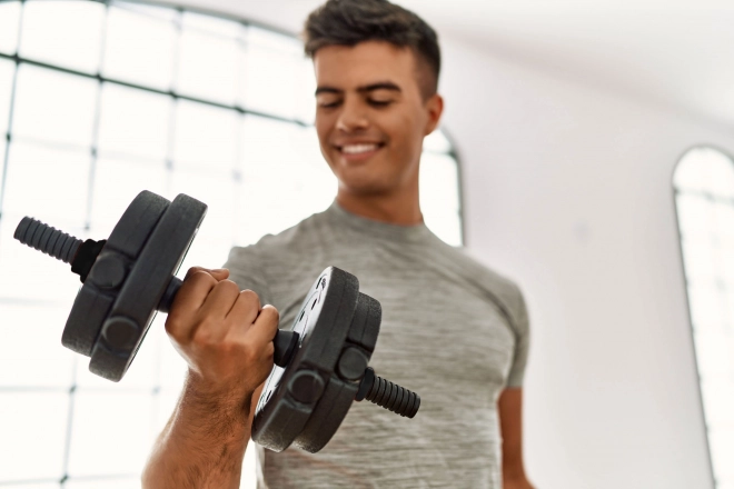 Nastaviteľná činka set 20 kg na posilňovacie cvičenie
