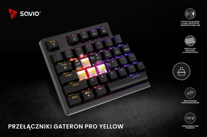 Bezdrôtová mechanická klávesnica Phenix Gateron Red