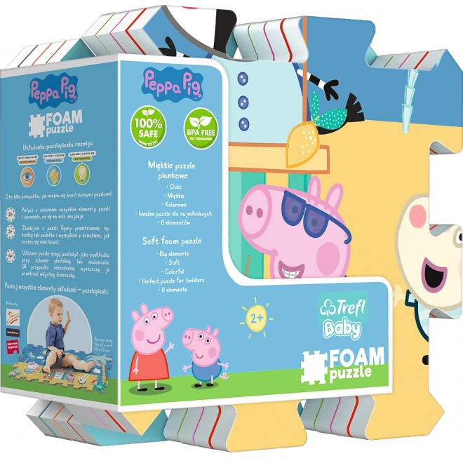 Penové puzzle Peppa Pig 8 dielov