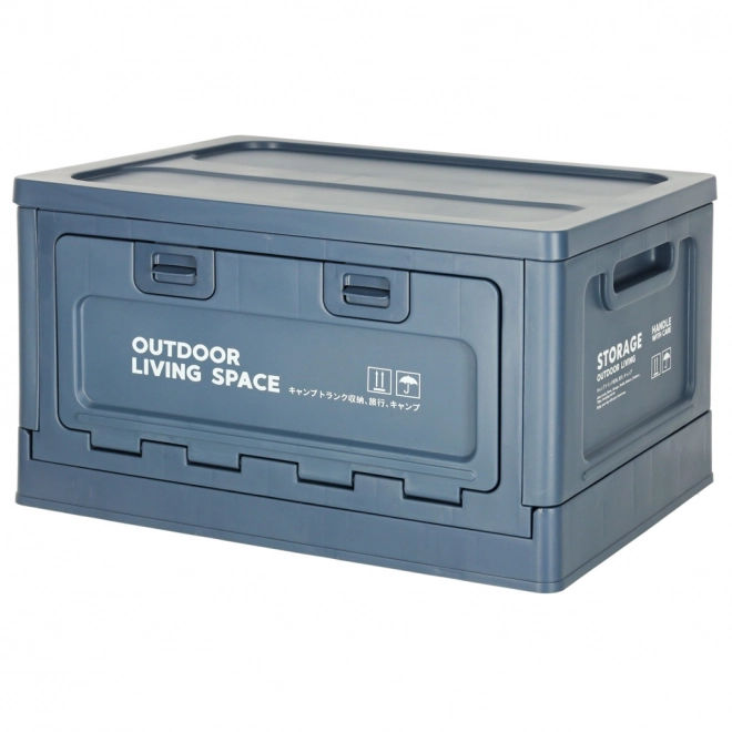 Campingová krabica - skladací box 25l modrá