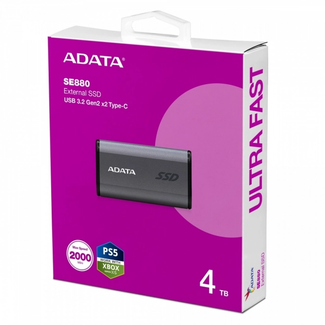 Externý SSD disk SE880 4TB USB 3.2 Gen2x2