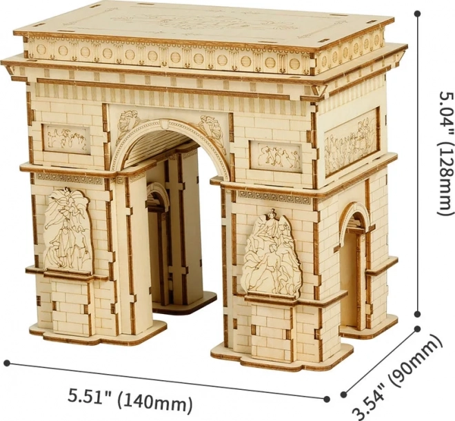 RoboTime drevené 3D puzzle Víťazný oblúk