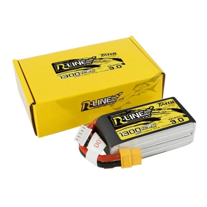 Akumulátor LiPo Tattu R-Line 1300mAh 14.8V 120C Gens Ace XT60