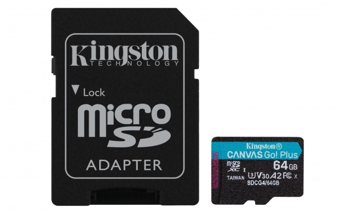 Karta microSD 64GB Canvas Go! Plus s adaptérom
