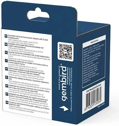 Rýchle nabíjanie 3× USB až 15,5 W