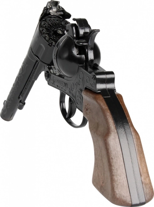 Kovbojský kovový revolver 12 nábojov Gonher