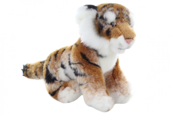 Hnedý plyšový tiger 25 cm