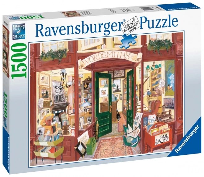 Ravensburger - Puzzle 2D 1500 Knižnica Wordsmith