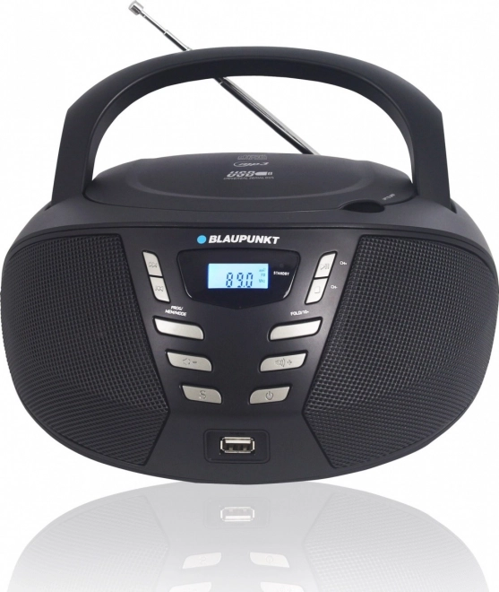 Boombox FM CD/MP3/USB/AUX čierny