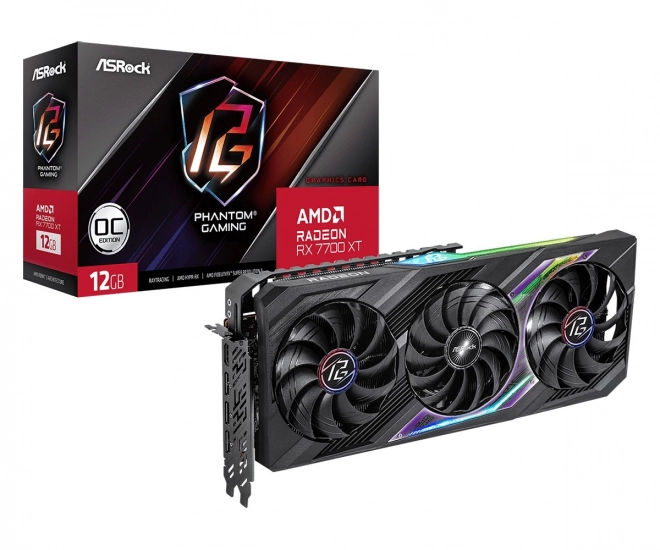 Karta grafická Radeon RX 7700 XT Phantom Gaming OC