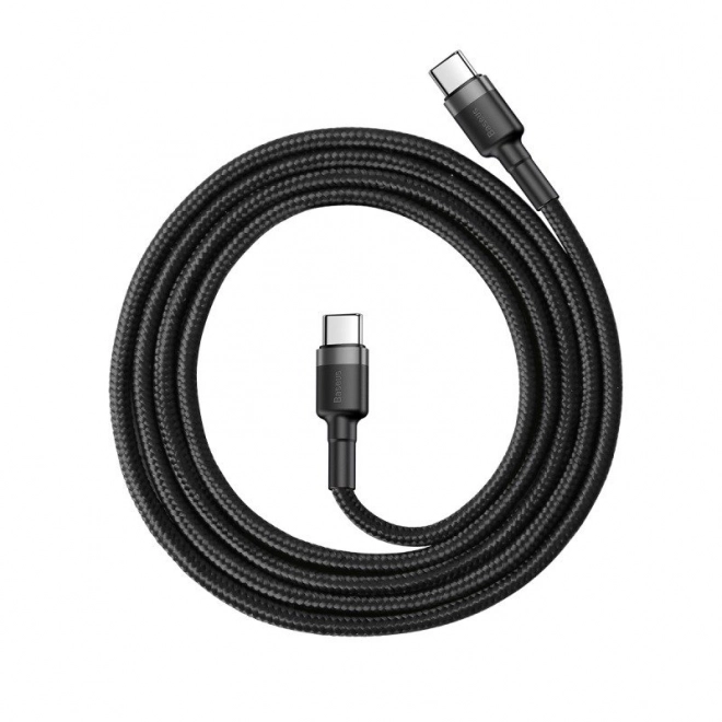 Kábel Baseus Cafule USB-C PD 2.0 QC 3.0 60W 1m (čierno-šedý)