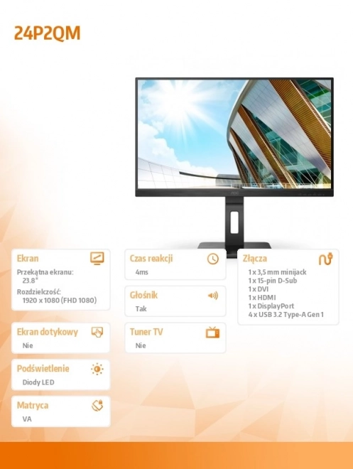 Monitor AOC 24 palcov