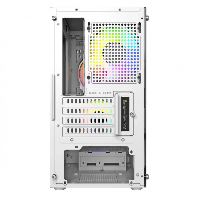 Herná skrinka Logic Aramis ARGB Mini USB 3.0 biela