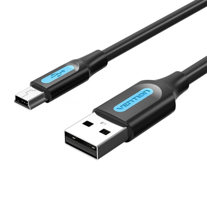 Usb kábel A na Mini-B Vention 0,5m čierny PVC