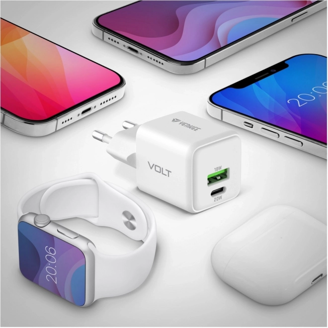 Kompaktná USB nabíjačka GaN VOLT 20W
