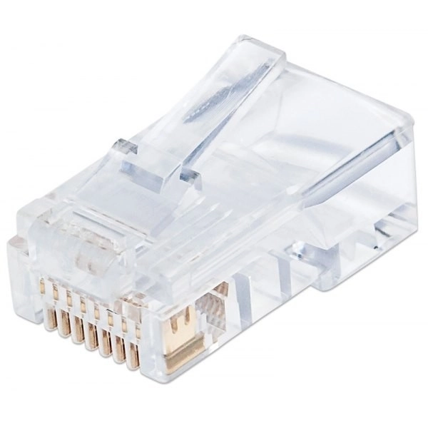 Modulárny konektor RJ45 pre UTP kábel, Cat.6, 100 ks